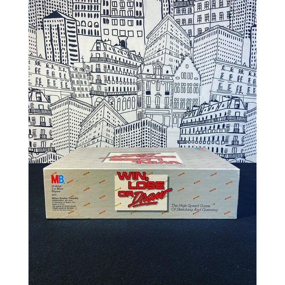 Vintage 1987 Win Lose or Draw Board Game Milton Bradley Disney COMPLETE NOB! - Picture 7 of 12